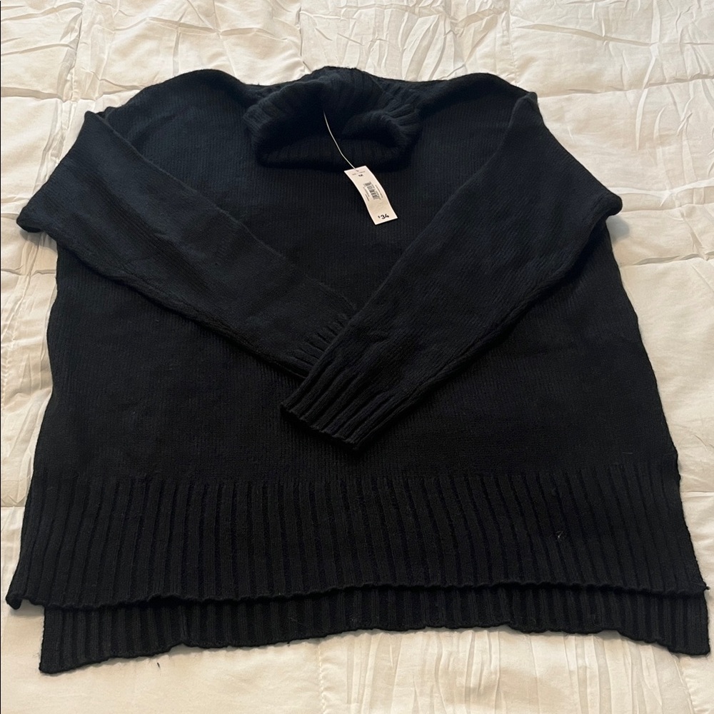 Joe Fresh Black Cowl Neck Sweater